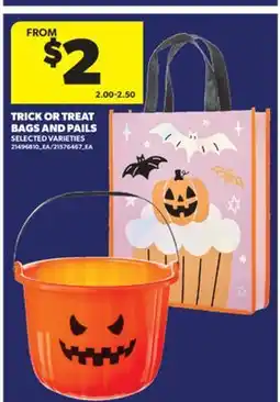 Real Canadian Superstore TRICK OR TREAT BAGS AND PAILS offer