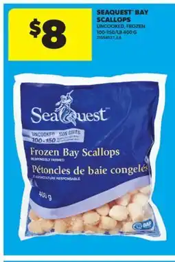 Real Canadian Superstore SEAQUEST BAY SCALLOPS, 100-150/LB 400 G offer