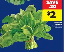 Real Canadian Superstore BUNCHED SPINACH offer