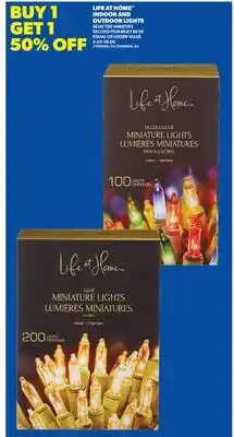 Real Canadian Superstore LIFE AT HOME INDOOR AND OUTDOOR LIGHTS offer