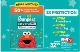 Real Canadian Superstore PAMPERS ULTRA VALUE BABY DRY DIAPERS SIZE N - 8, 58-200' S offer