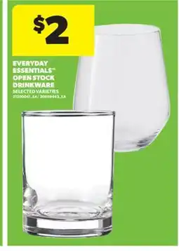 Real Canadian Superstore EVERYDAY ESSENTIALS OPEN STOCK DRINKWARE offer