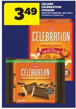 Real Canadian Superstore LECLERC CÉLÉBRATION COOKIES, 200-325 G offer