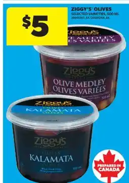 Real Canadian Superstore ZIGGY'S OLIVES, 500 ML offer