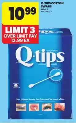 Real Canadian Superstore Q-TIPS COTTON SWABS, 1400' S offer