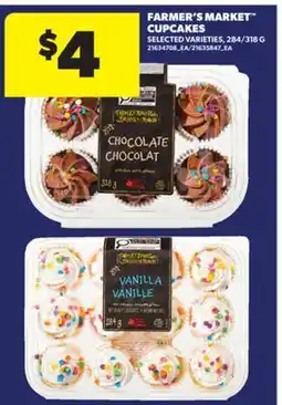 Real Canadian Superstore FARMER'S MARKET CUPCAKES, 284/318 G offer