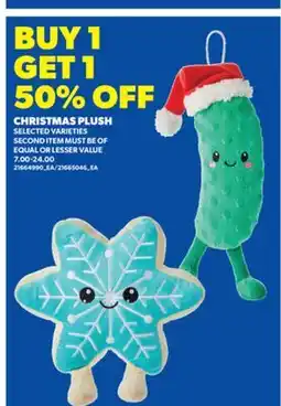 Real Canadian Superstore CHRISTMAS PLUSH offer