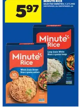 Real Canadian Superstore MINUTE RICE, 1.2/1.4 KG offer