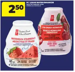 Real Canadian Superstore PC LIQUID WATER ENHANCER, 48 ML offer
