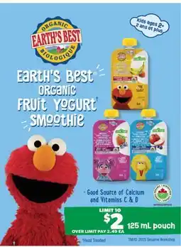 Real Canadian Superstore GOOD SOURCE OF CALCIUM AND VITAMINS C & D, 125 ML POUCH offer