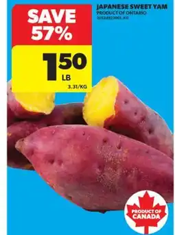 Real Canadian Superstore JAPANESE SWEET YAM offer