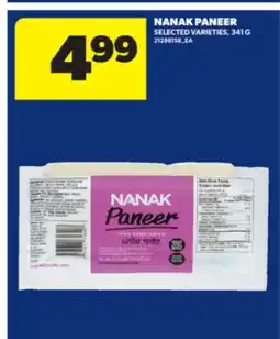 Real Canadian Superstore NANAK PANEER, 341 G offer