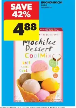 Real Canadian Superstore BUONO MOCHI, 208 G offer