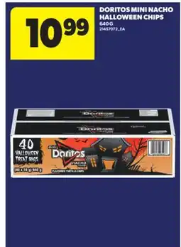 Real Canadian Superstore DORITOS MINI NACHO HALLOWEEN CHIPS, 640 G offer