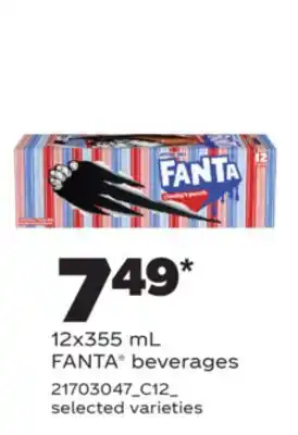 Real Canadian Superstore FANTA BEVERAGES, 12X355 ML offer