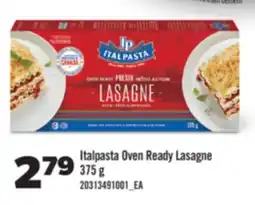 Real Canadian Superstore ITALPASTA OVEN READY LASAGNE, 375 G offer
