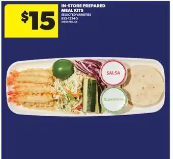 Real Canadian Superstore IN-STORE PREPARED MEAL KITS, 853-1234 G offer