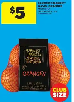 Real Canadian Superstore FARMER'S MARKET NAVEL ORANGES, 3 LB offer