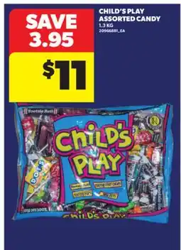 Real Canadian Superstore CHILD'S PLAY ASSORTED CANDY, 1.3 KG offer