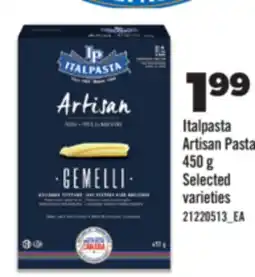Real Canadian Superstore ITALPASTA ARTISAN PASTA, 450 G offer