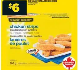 Real Canadian Superstore NO NAME BREADED CHICKEN, 908 G offer