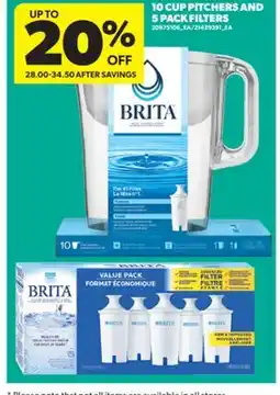 Real Canadian Superstore CUP PITCHERS AND 5 PACK FILTERS offer