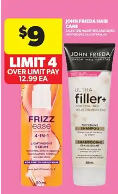 Real Canadian Superstore JOHN FRIEDA HAIR CARE offer