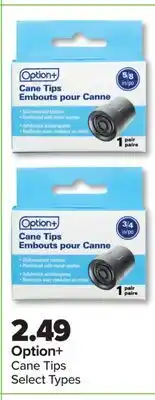 PharmaChoice Option+ Cane Tips offer