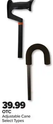 PharmaChoice OTC Adjustable Cane offer