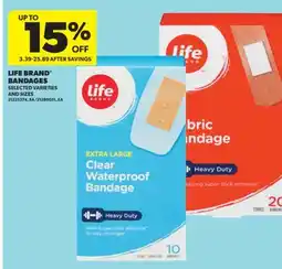 Real Canadian Superstore LIFE BRAND BANDAGES offer