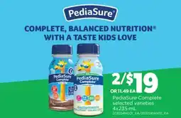 Real Canadian Superstore PEDIASURE COMPLETE, 4X235 ML offer