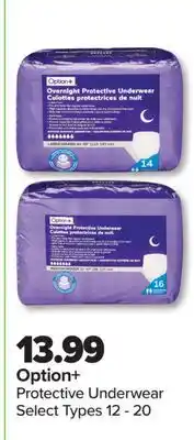 PharmaChoice Option+ Protective Underwear offer