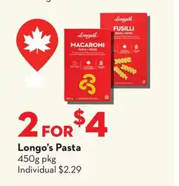 Longo's Longo's Pasta offer