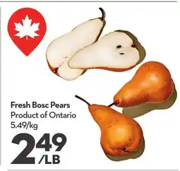 Longo's Fresh Bosc Pears offer