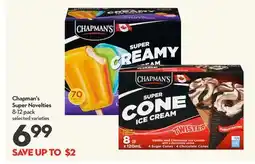Longo's Chapman's Super Novelties offer