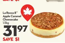 Longo's La Rocca 8˝ Apple Caramel Cheesecake offer