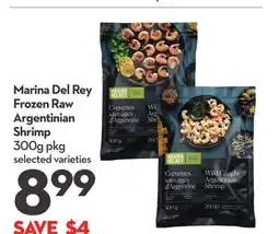 Longo's Marina Del Rey Frozen Raw Argentinian Shrimp offer