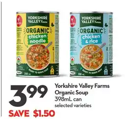 Longo's Yorkshire Valley Farms Organic Soup offer