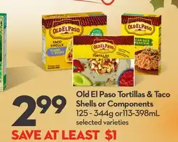 Longo's Old El Paso Tortillas & Taco Shells or Components offer