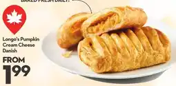 Longo's Longo's Pumpkin Cream Cheese Danish offer