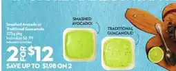 Longo's Smashed Avocado or Traditional Guacamole offer