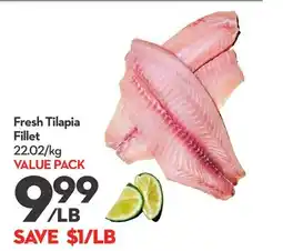 Longo's Fresh Tilapia Fillet offer