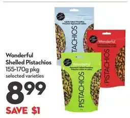 Longo's Wonderful Shelled Pistachios offer