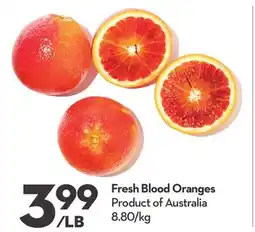 Longo's Fresh Blood Oranges offer