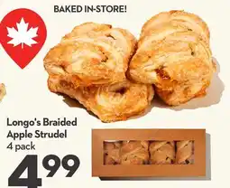 Longo's Longo's Braided Apple Strudel offer