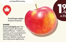 Longo's Fresh Empire Apples offer