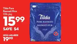 Longo's Tilda Pure Basmati Rice offer