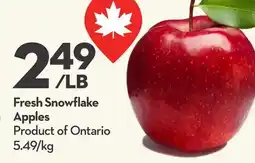 Longo's Fresh Snowflake Apples offer