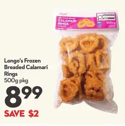 Longo's Longo's Frozen Breaded Calamari Rings offer