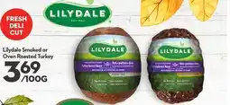 Longo's Lilydale Smoked or Oven Roasted Turkey offer